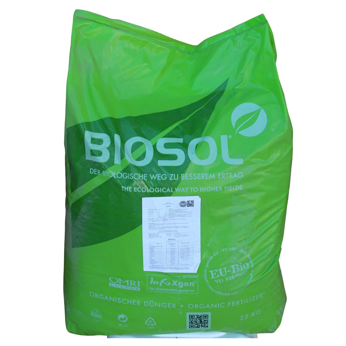 Biosol Organik Gübre 25 Kg - Sertifikalı Organik Bitki Besini ve Toprak Düzenleyici ürünü