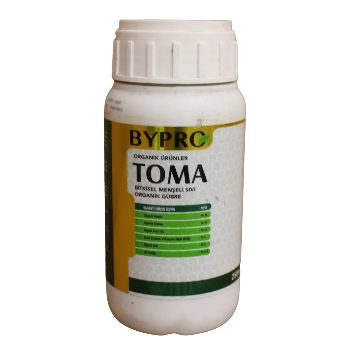 Bypro Toma Bitkisel Menşeli Sıvı Organik Gübre 250 ML - Doğal Bitki Gelişim Destekleyici ürünü