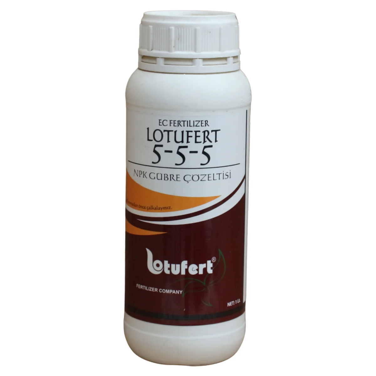 Lotufert 5-5-5 NPK Gübre Çözeltisi 1 Litre | EC Fertilizer ürünü