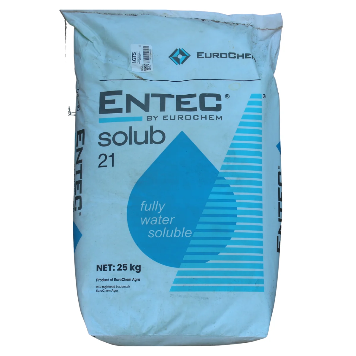 ENTEC by EuroChem Solub 21 25 Kg - DMPP İnhibitörlü Azot ve Kükürt İçeren Suda Çözünebilir Gübre ürünü