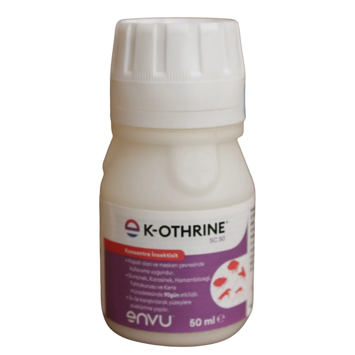 K-Othrine SC 50 50 ml İnsektisit - Geniş Spektrumlu Profesyonel Haşere İlacı (Deltamethrin) ürünü