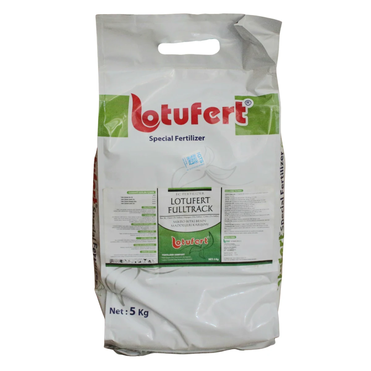 Lotufert Fulltrac 5 kg Mikro Element Gübresi - Bor, Demir, Mangan ve Çinko İçeren İz Element Karışımı ürünü