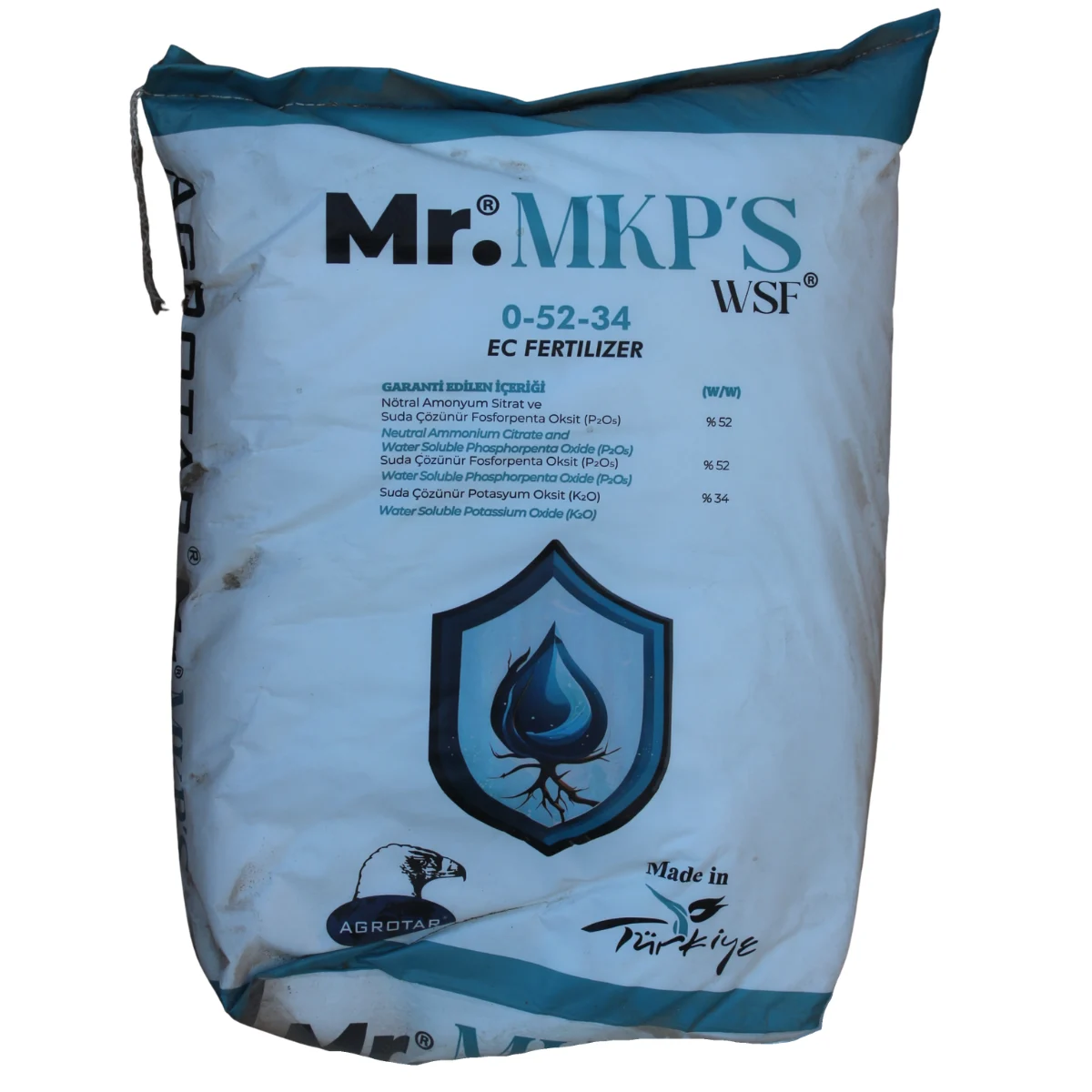 MR MKP WSF 0-52-34 Mono Potasyum Fosfat - Yüksek Fosfor ve Potasyum İçeren Suda Çözünür Gübre ürünü