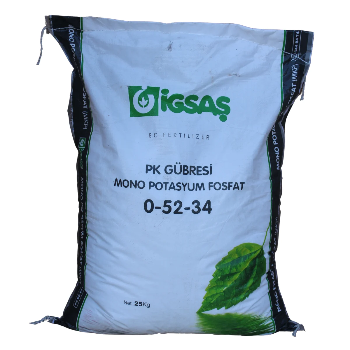 PK Gübresi Mono Potasyum Fosfat 0-52-34 25 Kg - Yüksek Fosfor ve Potasyum İçeren Suda Çözünür Gübre (MKP) ürünü