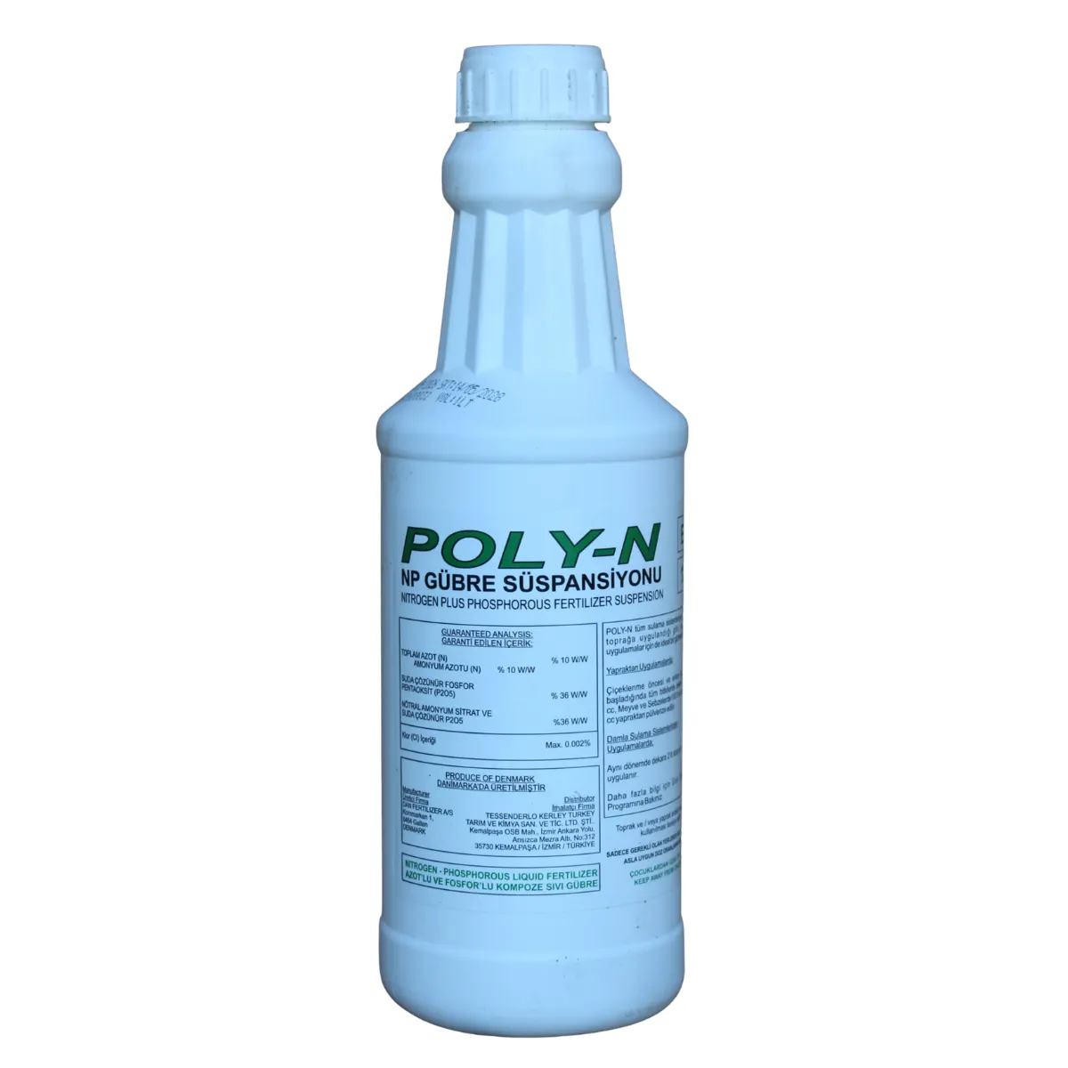 POLY N NP Gübre Süspansiyonu - Yüksek Fosforlu Sıvı NP Gübre (Kök ve Çiçeklenme Destekleyici) ürünü
