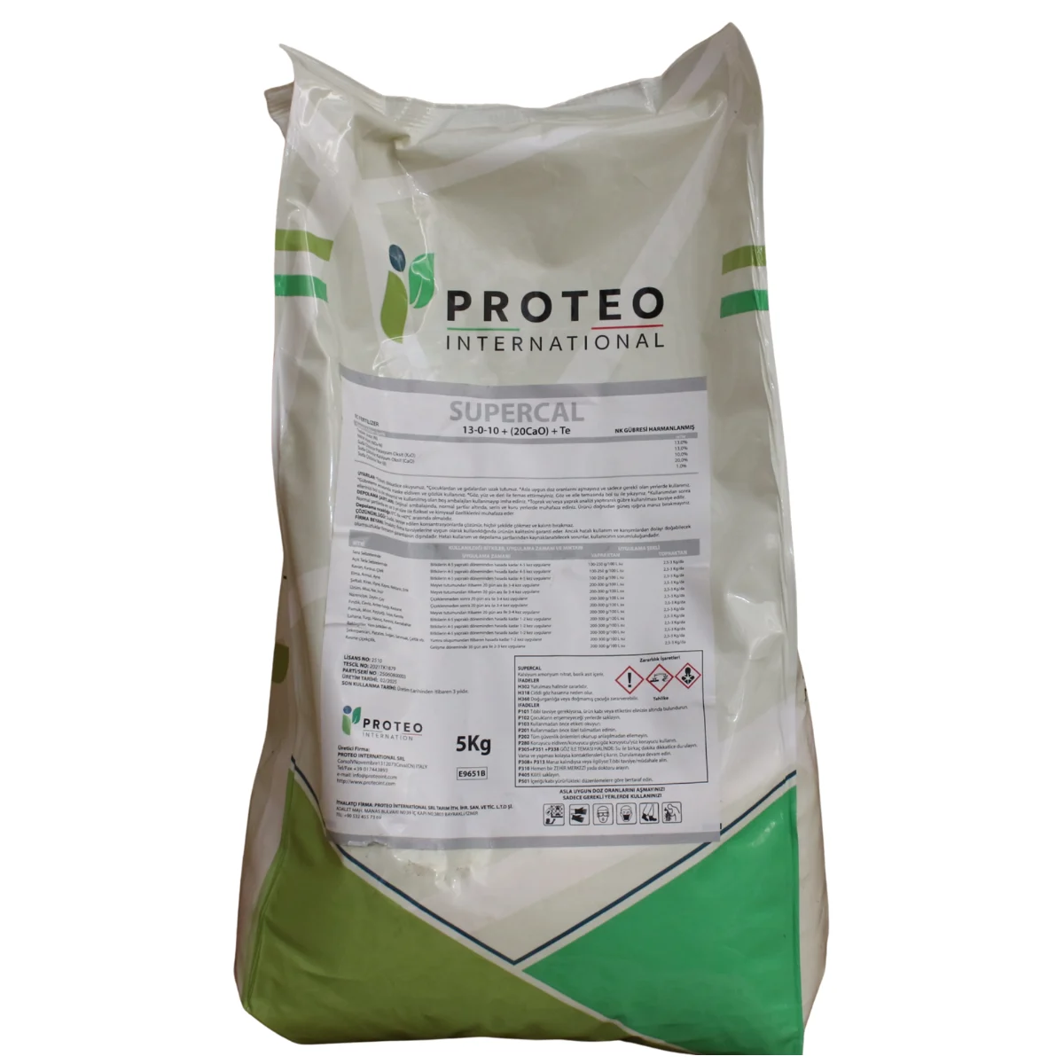 Proteo International Supercal 13-0-10 + 20 CaO + TE Kalsiyumlu Gübre - Meyve Kalitesi ve Dayanıklılık Destekleyici Sıvı Gübre ürünü