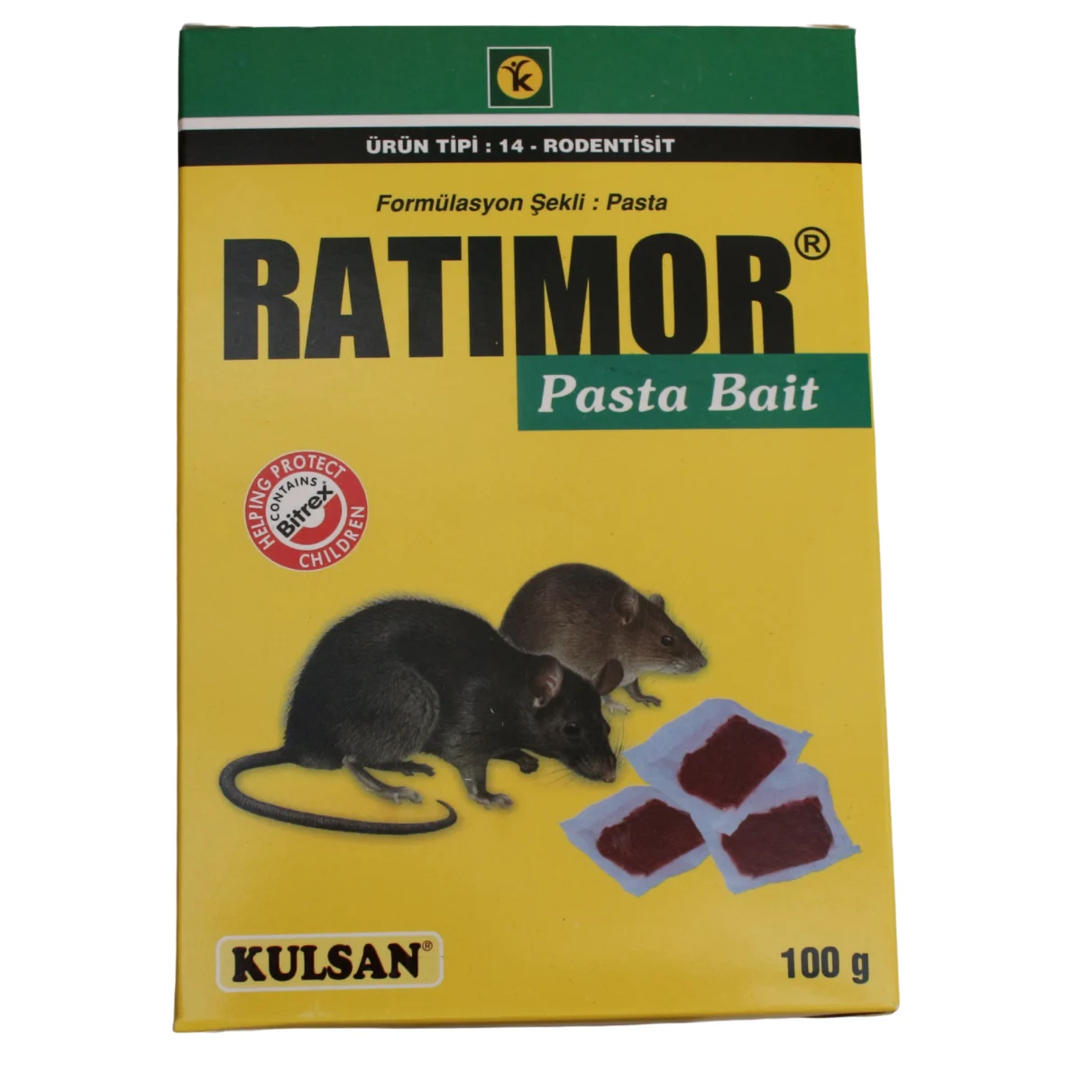 Rodentisit Ratka Mum Blok Fare Zehiri - Kemirgen Mücadele Bloğu ürünü