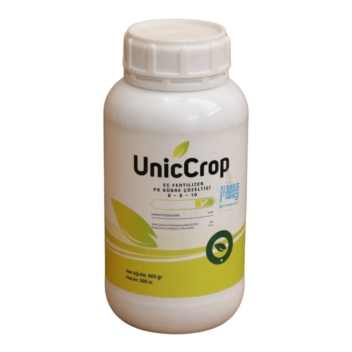 Uniccrop EC Fertilizer PK 0-8-10 Sıvı Fosfor Potasyum Gübresi Meyve Gelişim ve Kalite Artırıcı Bitki Besini ürünü