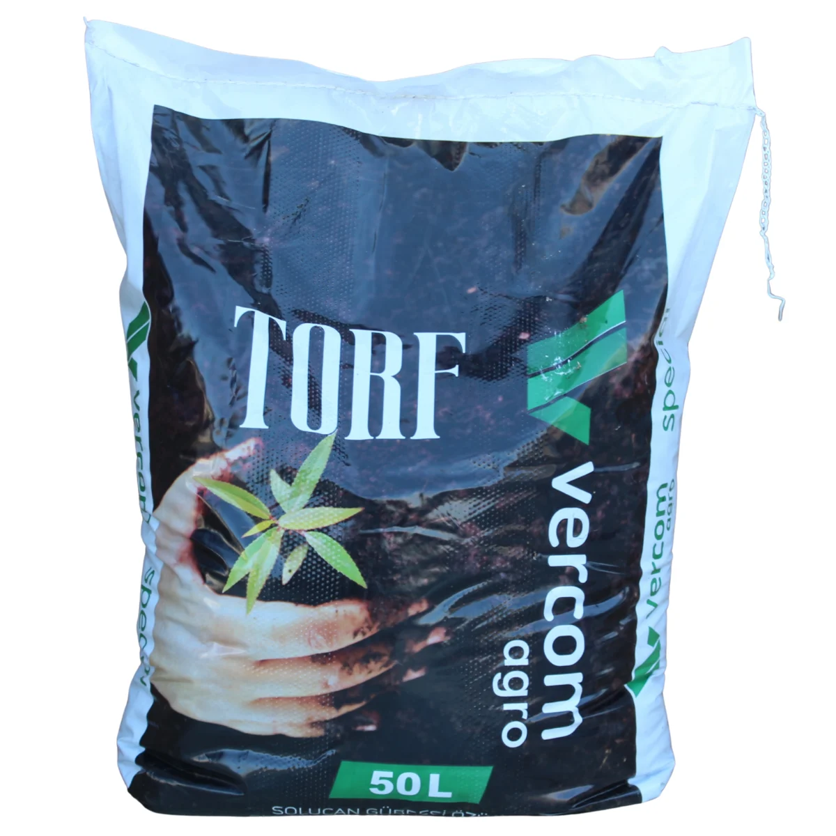 Vercom Agro Torf 50 Litre - İthal Torf, Pomza ve Leonardit Katkılı Profesyonel Bitki Yetiştirme Harcı ürünü